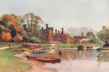 Fluss Themse: Hampton Court