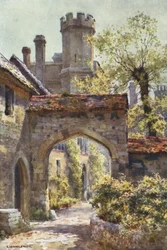 Winchester College: Das äußere Tor von "Arcadia"