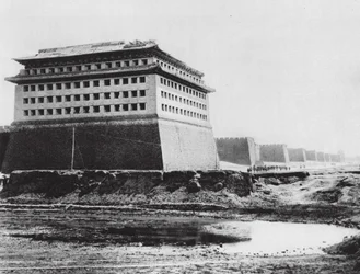 Peking, Chihli, Stadtmauer