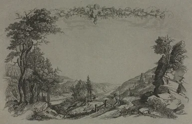 Sechs Ansichten des Heidelberger Schlosses