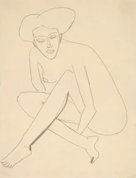 Dodo sitzend, 1910
