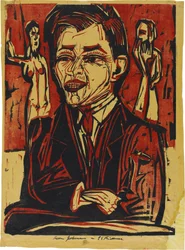 Brustbild Will Grohmann (1887-1968), groß