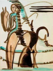 Die Reiterin (1. größere Fassung)