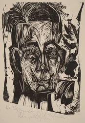 Kopf von Dr. Robert Binswanger (der Student)