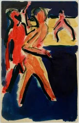 Postkarte an Erich Heckel vom 23
