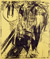 Straßenmädchen auf dem Kurfürstendamm