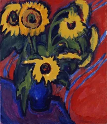 Sonnenblumen, 1909-18