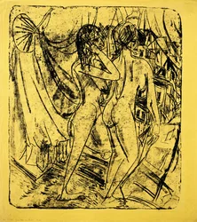 Zwei Akte am Fenster, 1915