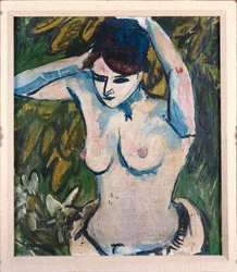 Frau mit erhobenen Armen, 1910