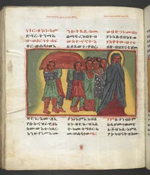 Or. 607 f179v, Szene aus dem Leben der Jungfrau Maria, aus 