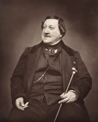 Gioachino Antonio Rossini italienischer Komponist, 1792-1868, 1862