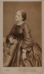 Porträt der Antonine (Marie Pélissé, genannt), (1836-1900), (Schauspielerin)
