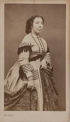 Porträt der Sängerin und Komponistin Pauline Viardot 1821-1910, zwischen 1860 und 1865