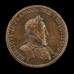 Heinrich II., 1519-1559, König von Frankreich 1547 [Vorderseite]