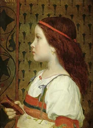 Kopf eines Kindes, 1866