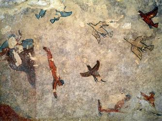 Ein Taucher (Detail)