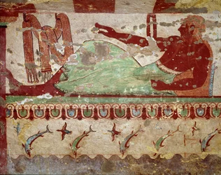 Bankettszene (Detail)