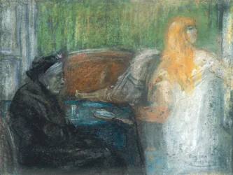 Mutter Van Mieghem träumt (Vanitas)