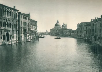 Canal Grande und Kirche Santa Maria della Salute, Venedig, Italien