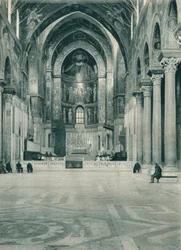 Innenraum der Kathedrale von Monreale, Sizilien, Italien