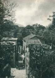 Enge Straße, Capri, Italien, 1927