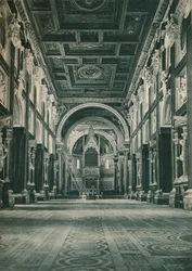 Schiff der Basilika San Giovanni in Laterano, Rom, Italien, 1927