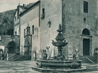 Öffentlicher Brunnen, Palermo, Sizilien, Italien, 1927