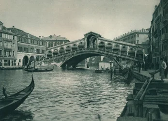 Rialtobrücke, Venedig, Italien, 1927