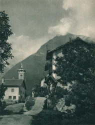 Straße zum Schloss Tirol, Meran, Südtirol, Italien, 1927