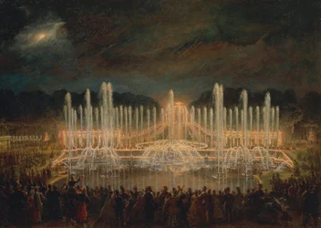 Frankreich, Versailles, Nocturne in Versailles (Les grandes eaux à Versailles)