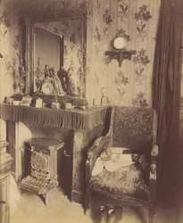 Innenraum eines Arbeiterhauses, rue de Romainville, 1909-10