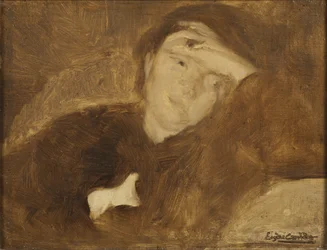 Porträt einer Dame. Studie