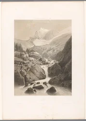 Berglandschap met zicht op de Eiger