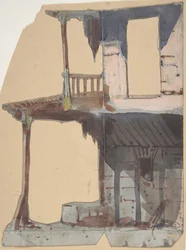 Entwurf für ein Bühnenbild an der Opéra, Paris, 1830-90