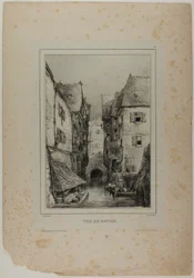 Ansicht von Rouen, Tafel drei
