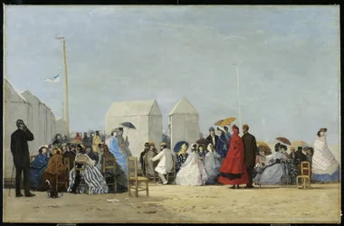 Strand bei Trouville, 1864