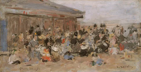 Strand bei Trouville, 1890