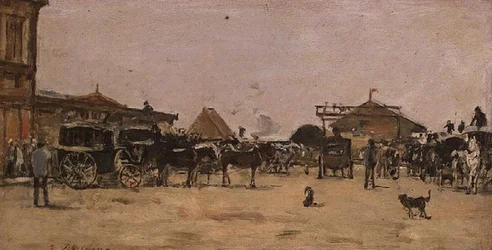 La Place de la Gare in Deauville