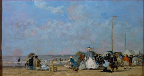 Am Strand von Trouville