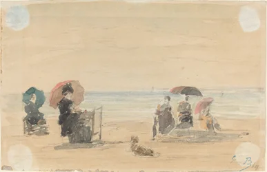 Sonnenschirme, Trouville, 1869