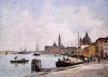 Der Kai auf Giudecca, Venedig, 1895