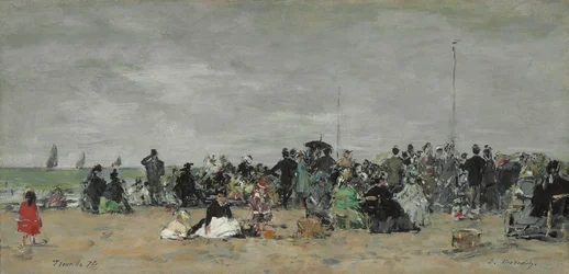 Strand von Trouville, 1874