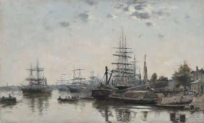 Blick auf Bordeaux vom Quai des Chartrons