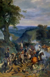 Revolutionskriege: Schlacht in den Argonnen unter dem Kommando von General Dumouriez im September 1792