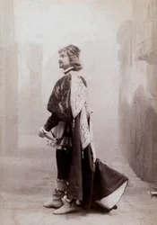 Französischer Komiker Dauvillier, ca. 1900, Foto von Eugene Pirou