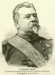 General Davout, französischer Soldat und neuer Großkanzler der Ehrenlegion