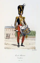 Cents-Suisses, Trommler, 1814-17