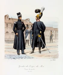 Gardes-du-Corps de Roi, Quartieruniform, 1820-30