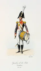 Gardes de la Porte, Trommler, 1814-15