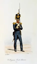 Voltigeure, Cents-Suisses, 1815